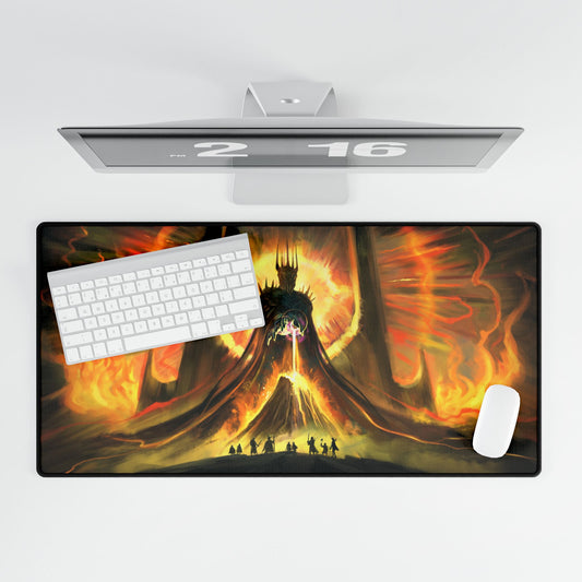 Fire and Death Desk Mat