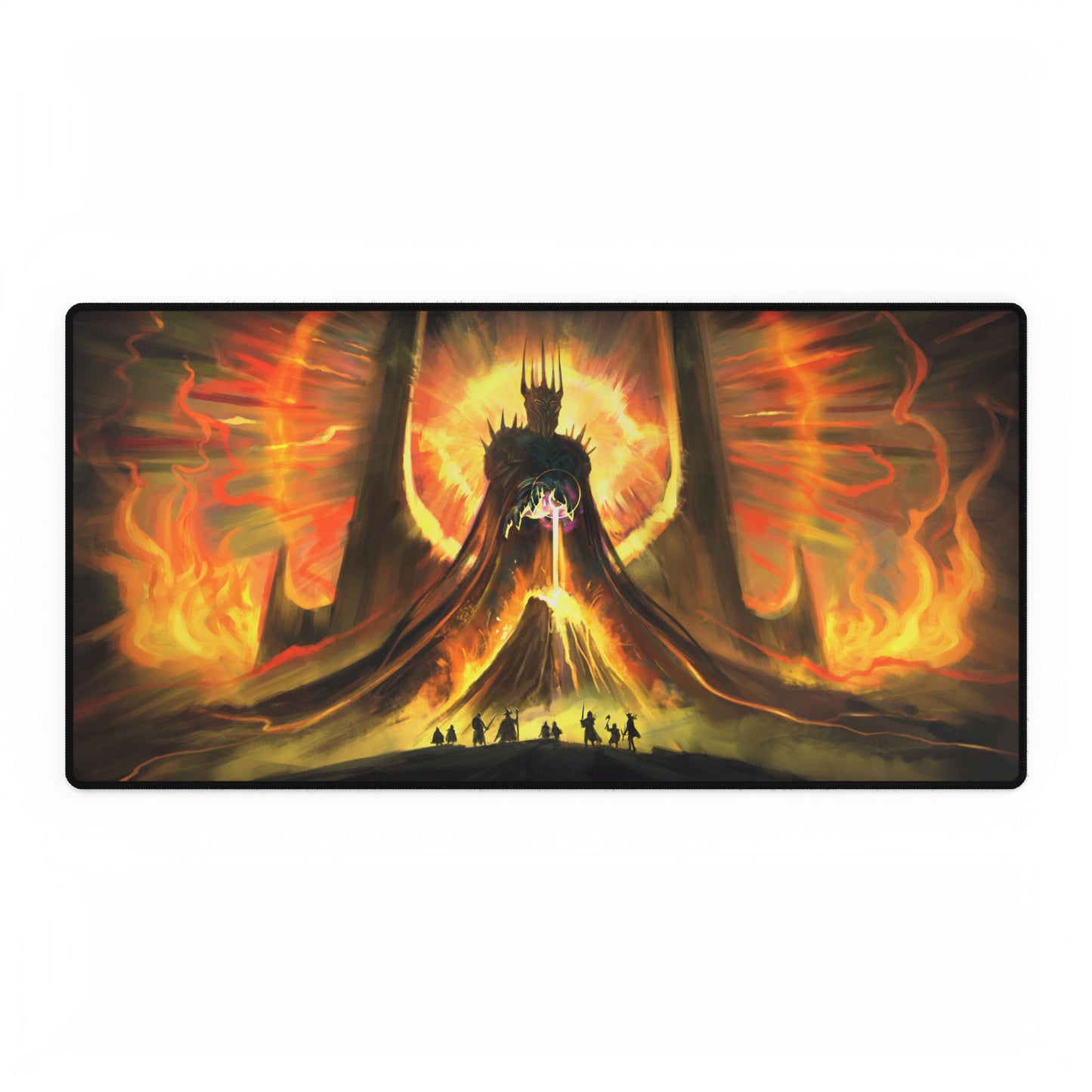 Fire and Death Desk Mat