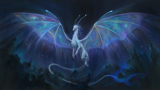 Galaxy Dragon Art Print (A3 Only)