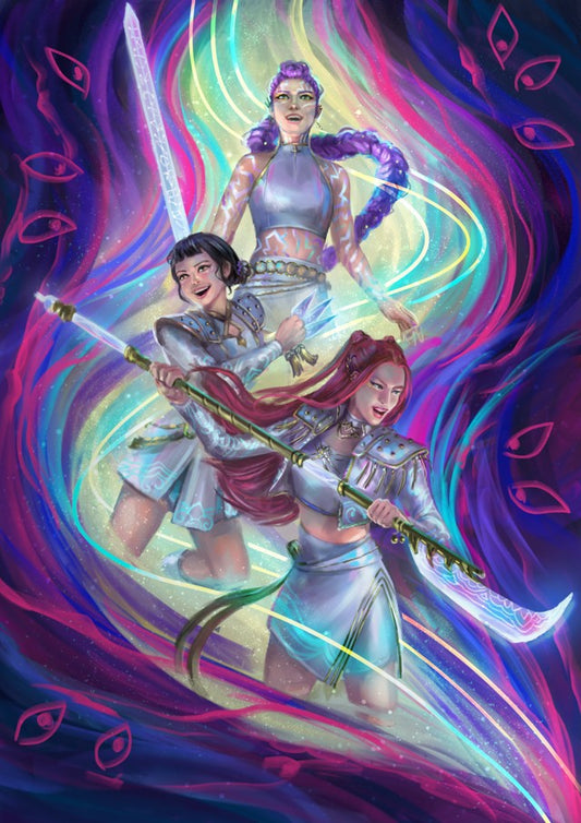 Demon Hunters Art Print (A3 Only)