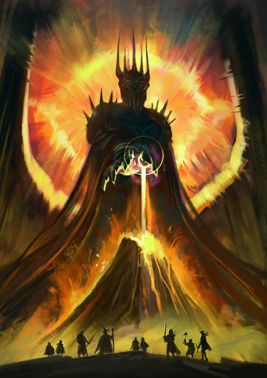 Fire and Doom Art Print