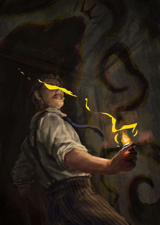 King in Yellow Art Print